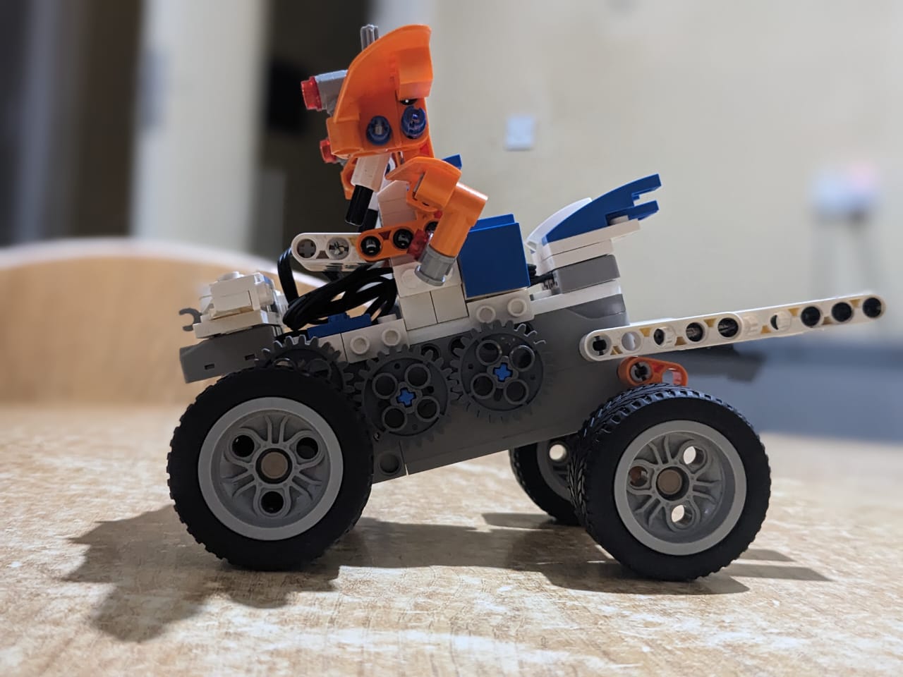 Hands-on Lego Technic build from a mentorship session
